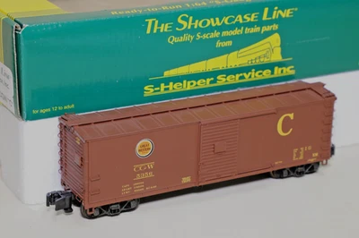 Showcase Line S Scale #00581 CGW Rebuilt 40' Steel Boxcar #5356 'C' L/N orig box - Image 1 of 4