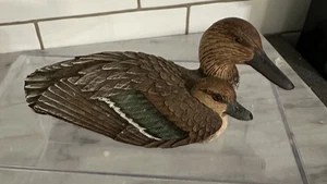 Vintage Heritage Artists J B Garton Mini Collection Duck & Chick Hand Made 5,5" - Bild 1 von 9