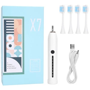 Rechargeable Electric Toothbrush Powerful Adult Portable Sonic Teeth Cleanin QUA - Picture 1 of 12
