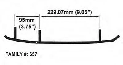SPI Ripper Four75 Runners for 2017 Yamaha SW10XL41 Sidewinder XTX 141 LE - Image 1 of 2