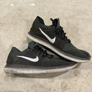 Nike Free RN Flyknit Herren grün weiß Swoosh Sneaker 880843-300 Größe 10 - Bild 1 von 10