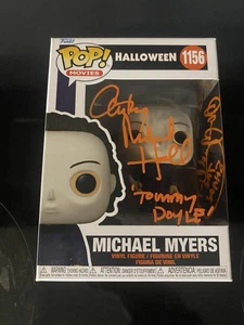 Auténtico Funko firmado por Michael Myers James Jude Courtney y Anthony Micheal Hall JSA - Imagen 1 de 10