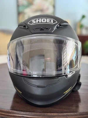 Shoei RF-1200 Matte Black Motorcycle Helmet Size Large DOT Snell Approved - Image 1 of 3
