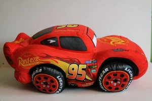 RARO 16" Jumbo Disney Pixar Cars Saetta Mcqueen Peluche Morbido Auto da Corsa Posh Paws - Foto 1 di 8
