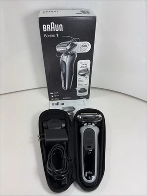 Braun Series 7 7020s 360 Flex Head Electric Shaver - Silver - Image 1 of 4