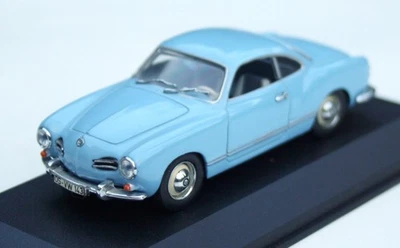 VW Karmann Ghia Coupé Typ 14 Bj. 1955-1959, Celeste, Minichamps-Modell M.1:43 - Immagine 1 di 4
