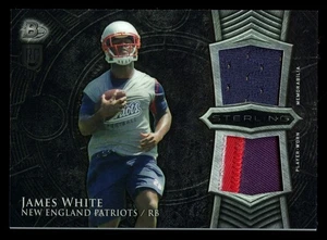 2014 Bowman Sterling Rookie Dual Relics James White PATCH RC - Picture 1 of 2