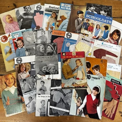 Vintage Children’s Clothes Patterns Assorted As Found - Image 1 of 4