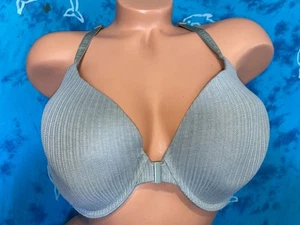 Victoria’s Secret T-Shirt-BH grün leicht gefüttert Fullcover Frontverschluss 38DD - Bild 1 von 9