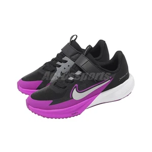 Nike Sonic Fly PS Black Metallic Silver Purple Kids Preschool Running FZ0016-004 - Picture 1 of 8