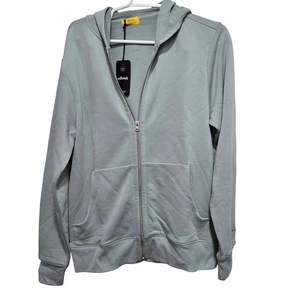 Allbirds hoodie mens size small bark grey gray anytime full zip hoodie  - Picture 1 of 8