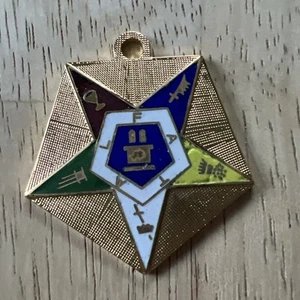 Freimaurer Orden des Oststerns Schmuck Charm Anhänger Medaille - Bild 1 von 9
