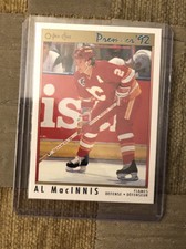 1992 o-pee-chee premier hockey #81 al macinnis