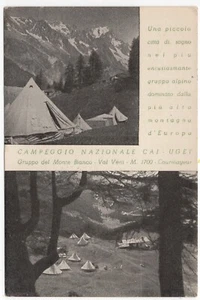 CR0581 - Courmayeur 1953 – Campeggio CAI UGET – Viaggiata - Picture 1 of 1