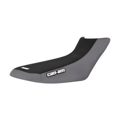 Can Am Outlander Max 450 570 650 850 1000 Seat Cover GREY & BLACK Logo #292 - Image 1 of 4