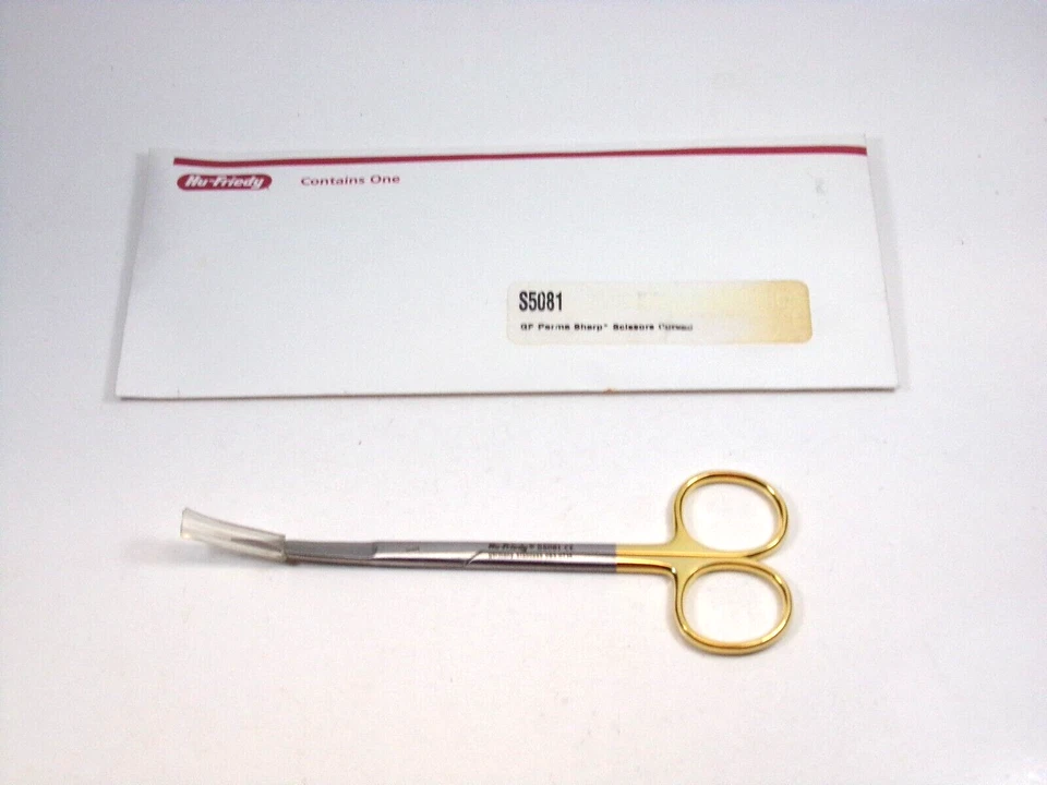 HU FRIEDY Curved Goldman Fox Perma Sharp Scissors 13cm I S5081 I - Image 1 of 1