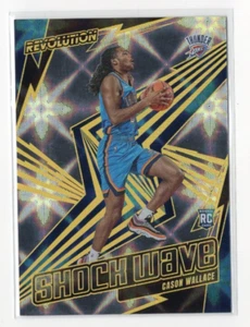 2023/24 PANINI REVOLUTION CASON WALLACE SHOCK WAVE GALACTIC RC SSP - Picture 1 of 1