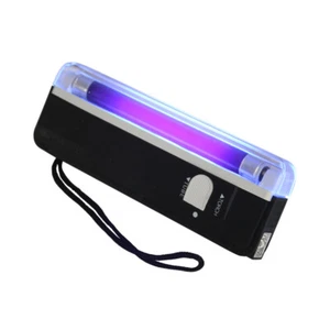 4WT5 UV Light Counterfeit Detect Fake Money Forged Bank Note Checker w Torch - Picture 1 of 6