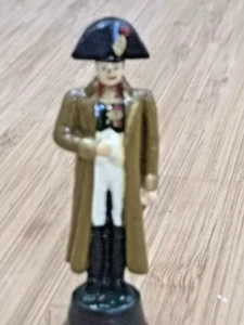 Figurine soldat  de plomb peint main uniforme marron - Picture 1 of 4