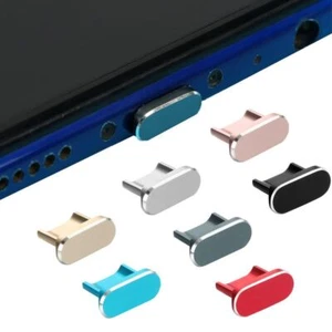 Anti Dust Plug Dustproof Cover Micro Charger Port Aluminium Alloy Stopper - Zdjęcie 1 z 11