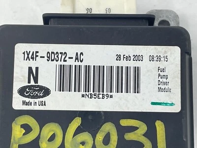 2003 JAGUAR X-TYPE ТОПЛИВНЫЙ НАСОС КОМПЬЮТЕР УПРАВЛЕНИЯ МОДУЛЬ 1X4F9D372AC 02 05 06 07 08 - Изображение 1 из 4
