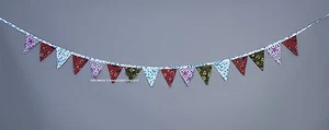 Indian Mandala Banner Bunting Pennant Flags Party Wedding Rainbow Decor Flag Art - Picture 1 of 3