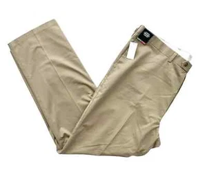 Roundtree & Yorke Travel Smart Twill Hose Herren 48x32 Khaki Classic Fit Big Man - Bild 1 von 4