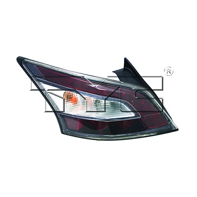 Conjunto de luz trasera lateral izquierda TYC para modelos Nissan Máxima 2012-2014 Foto 1 de 3