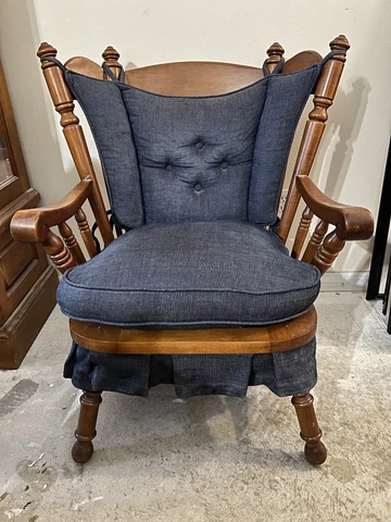 Tell City Style 4 Post Maple Americana Chair Cover