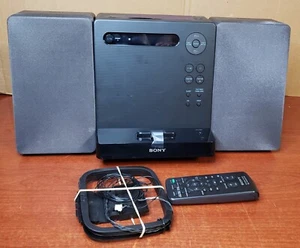 SONY CD Receiver Model HCD-LX201 With Speakers,Remote & Antenna TESTED & WORKING - Picture 1 of 8