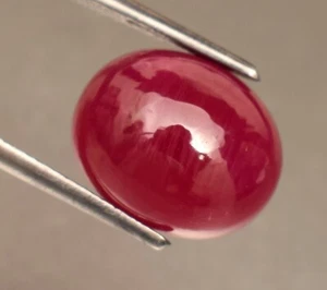 Mozambique Ruby Cabochon Certified 10.20 Ct Loose Ruby Gemstone For Ring Use - Picture 1 of 5