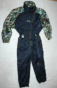 REDSTAR Vintage 90er Ski Skianzug OVERALL Snowboard DAMEN Gr 36 einteilig - Bild 1 von 6