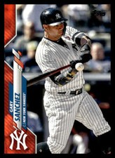 2020 Topps Gary Sanchez  Factory Set Orange /99 46 New York Yankees