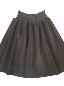 FALDA PLISADA DE LANA NEGRA BOTTEGA VENETA - TALLA 44 - ¡TOTALMENTE NUEVA!¡! - Imagen 1 de 10