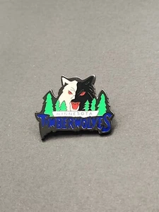 NBA Basketball Team Minnesota Timberwolves Enamel Lapel Pin, FREE SHIPPING! - Picture 1 of 2