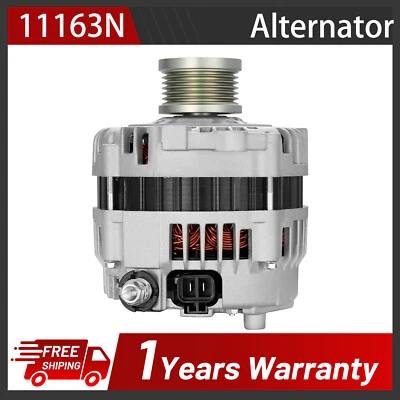 New Alternator for Nissan Rogue 2008 2009 2010 2011 2012 X-Trail 110A 12V CW 2.5 Foto 1 de 4