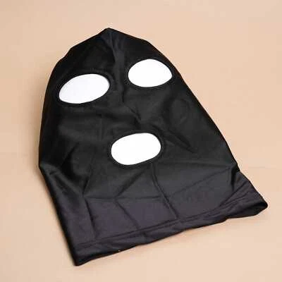 Spandex Full Hood Face Head Hood Cover Role Play Sexy Unisex Mask Slave Costume - Image 1 of 4