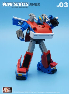 Smokescreen Autobot G1 Iron Trans M-03 Action Figure Robot Toys New In Stock - Image 1 of 4