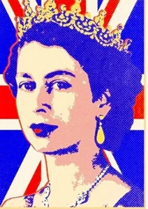 Jigsaw Puzzle Queen Elizabeth ll Pop Art 1000pcs 14+ ages - Picture 1 of 3