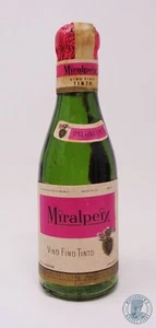 Miniature / Mignon Vino Fino Tinto MIRALPEIX **Empty/vuoto** - Picture 1 of 2