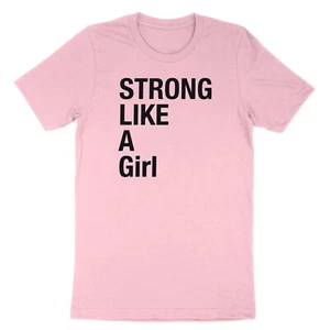 Equality Feminist T-Shirt Raising Strong Woman Like Girl Power Tee Empowerment - Bild 1 von 24