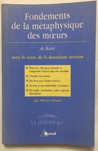 Fondements métaphysique Moeurs (Kant) | Olivier Dekens | Bon état - Imagen 1 de 1