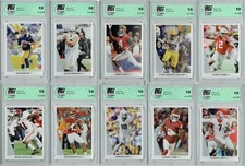 2020 '90 Leaf Special 10) Rookie Card Set Burrow, Tua, Herbert, Clyde All PGI 10