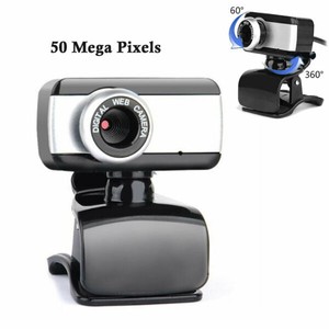 50.0 Mega Pixel Usb 2.0 Hd Camera Webcam Clip Web Cam With Microphone For Laptop