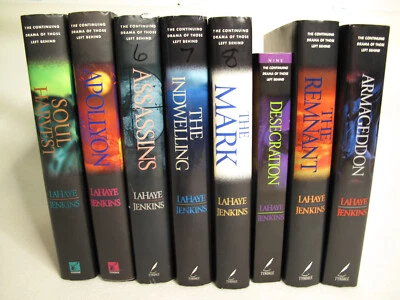 Lot of 8-Series Left Behind-HARDCOVER DJ-PB-Tim LaHaye Jerry Jenkins-#4-11 - Image 1 of 4