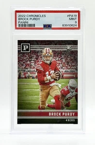 2022 Panini Chronicles #PA19 Brock Purdy RC PSA 9 San Francisco 49ers - Picture 1 of 2