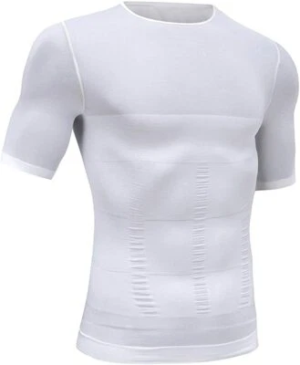 Para hombres Adelgazante Cuerpo Modelador Corrector de Postura Chaleco Abdomen Compresión Camisa Prendas para el torso Foto 1 de 4