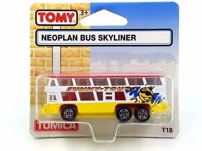 TOMY Tomica Neoplan Bus Skyliner / # T18 / Rare Tomica British Line - Image 1 of 4