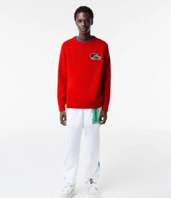 SUÉTER DE LANA DE COCODRILO LACOSTE PARA HOMBRE TALLA 9 4XL NUEVO CON ETIQUETAS $240 Foto 1 de 4