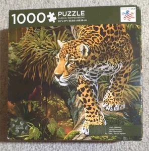 1000-teiliges Puzzle Andrews Blaine ""High Intensity"" Leopard 20"" x 27"" Puzzle USA24 - Bild 1 von 6